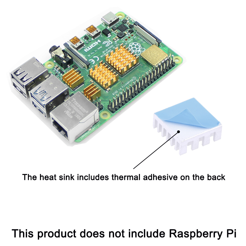 GPUHOLD Chipset Koeler 4 pcs/5 - Raspberry Pi Water Cooling Kit recensie en prijs